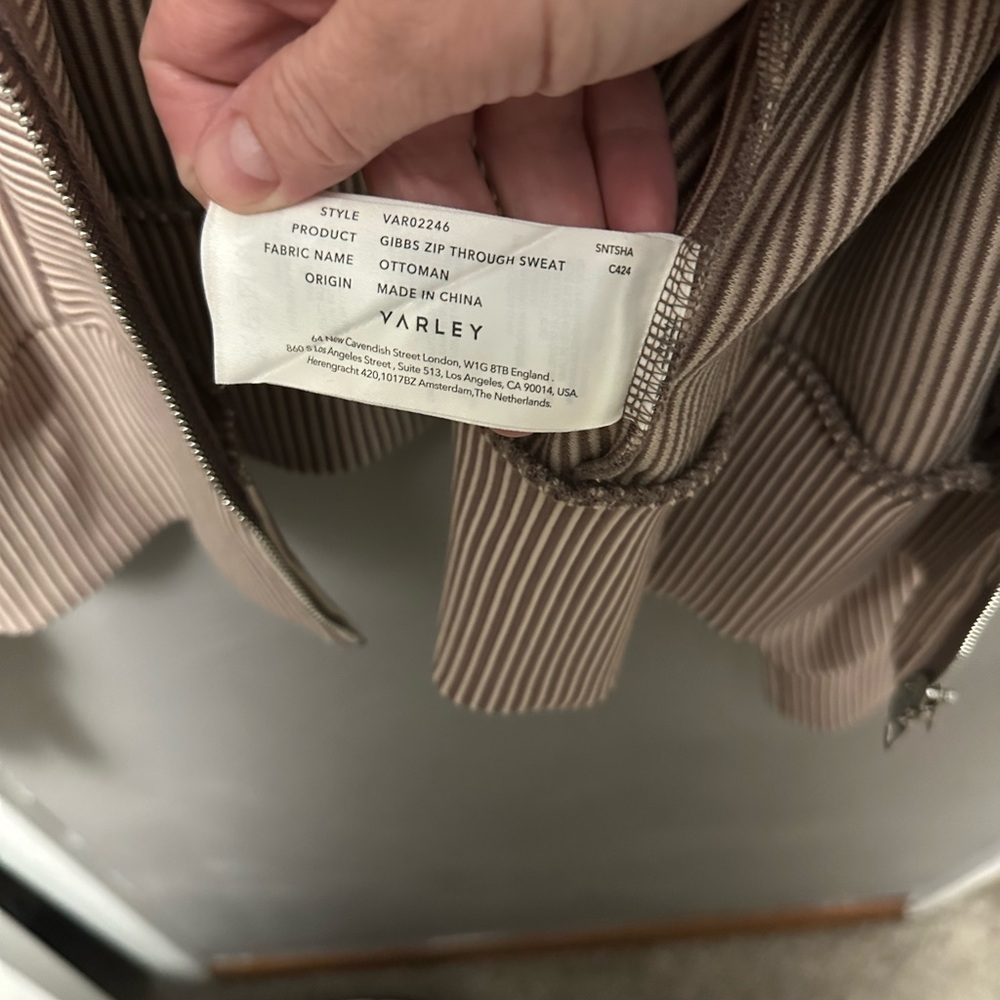 Varley Gibbs Zip Through Sweat Full Zip - Picture 4 of 5